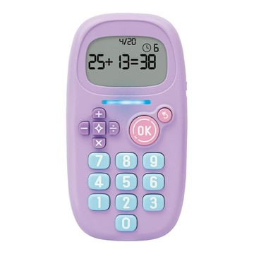 【龍品文創】日本SONIC GS-1139 5分鐘四則運算王 數數王本商品不含電池-紫色