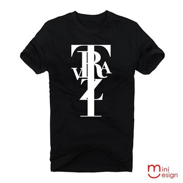 Minidesign-TRZVA字母組合潮流設計短T 五色