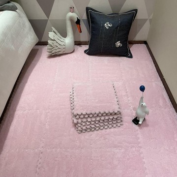 純色輕奢拼接地墊 巧拼地板貼 寶寶爬爬墊家用混搭易打理地墊