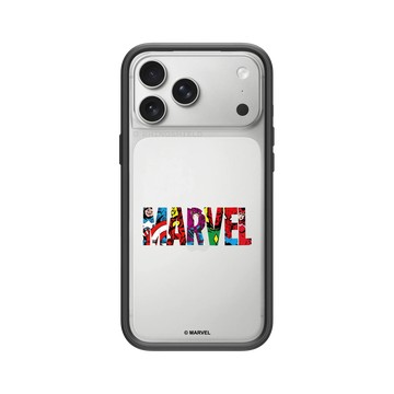 iPhone 17 Pro Max Mod NX -邊框背蓋組合 (相機按鈕) 黑 - 迪士尼-漫威 Marvel - 漫威Logo-藝術標誌
