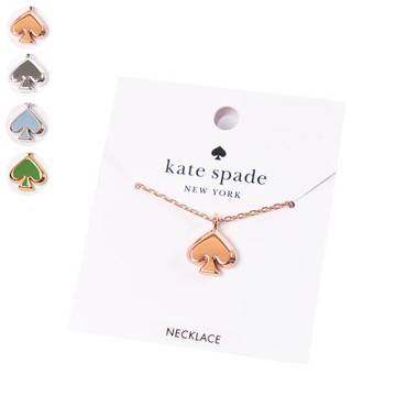 KATE SPADE 琺瑯桃心鎖骨鍊-(新款任選)