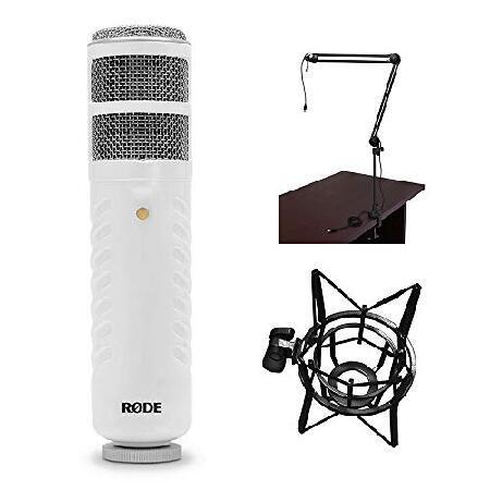 Rode Podcaster Studio Custom Kit: Podcaster, Two-Section Broadcast Arm with Integrated USB Cable, and PSM1 shock mount（並行輸入品）