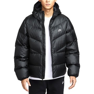 Nike Windrunner Stmnt Dwn 男款 黑色 寬鬆 保暖 羽絨 連帽 外套 HQ7791-011