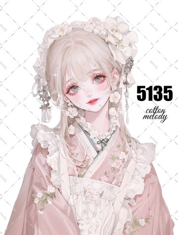 original sticker no.5135 人物貼紙 原創貼紙 原創人物貼紙 裝飾貼紙 cotton melody