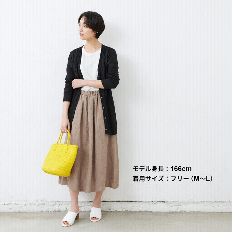カーディガン レディース 夏 プレミアム リネン100% ロングカーディガン 日本製 TOKYO BASIC カーディガン レディース 夏 プレミアム リネン100