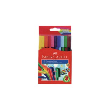 Faber-Castell 輝柏 彩色連接筆10色 /盒 11-150 -A