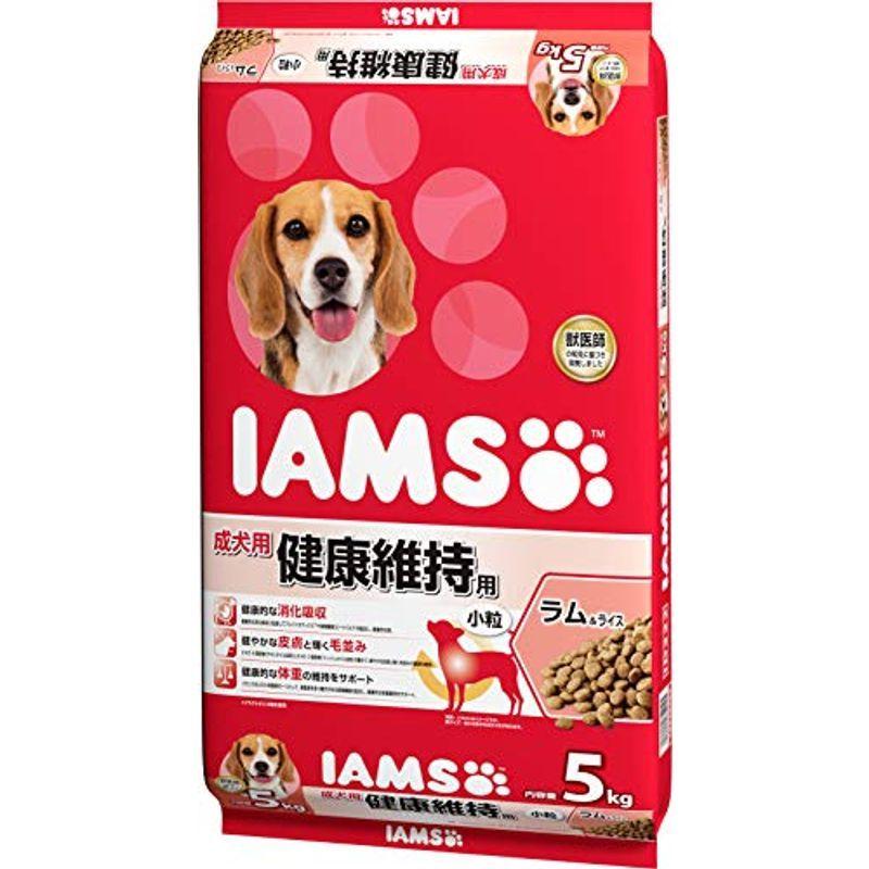 アイムス (IAMS) ドッグフード 成犬用 健康維持用 小粒 ラムライス 5kg