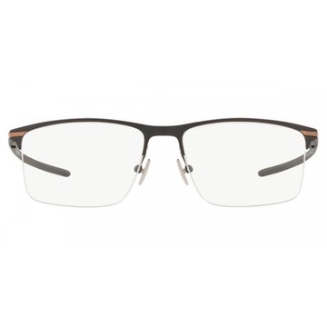 OAKLEY | 簡而不凡長方框眼鏡 | 緞面棕