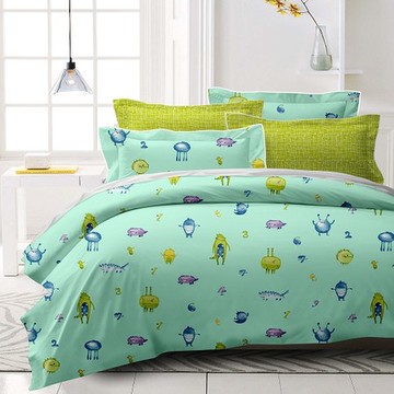 太空怪物純棉防螨抗菌枕套BB版