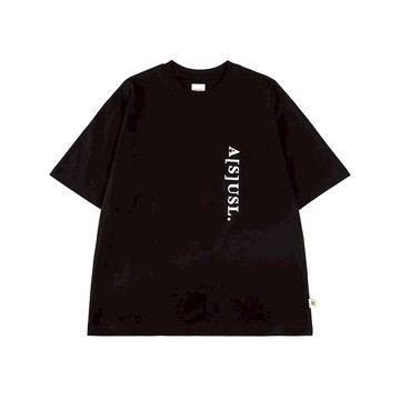 A[S]USL VERTICAL LOGO TEE / ASUSL植絨 經典LOGO T恤 基本款 高磅數