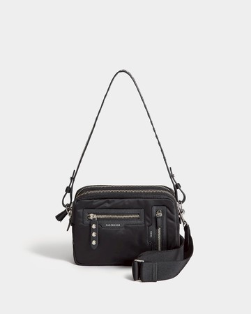 STUDS TRIPLE ZIP CROSS-BODY -