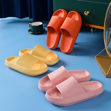 踩屎感拖鞋夏季家居浴室拖鞋批發 加厚底拖鞋男女 EVA拖鞋軟家用