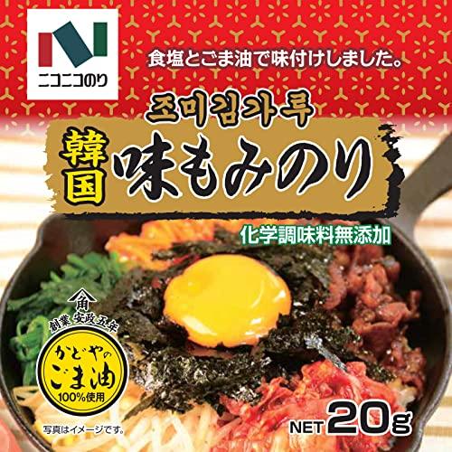 ニコニコのり 韓国味もみのり 20g ×10袋