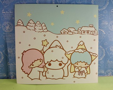 【震撼精品百貨】Little Twin Stars KiKi&LaLa 雙子星小天使~造型卡片_藍白
