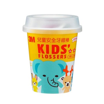 3M 兒童安全牙線棒 (杯裝-55支)