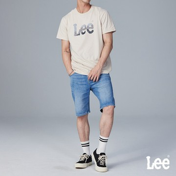 Lee 902 牛仔短褲 男 Modern  淺藍 LB322008537