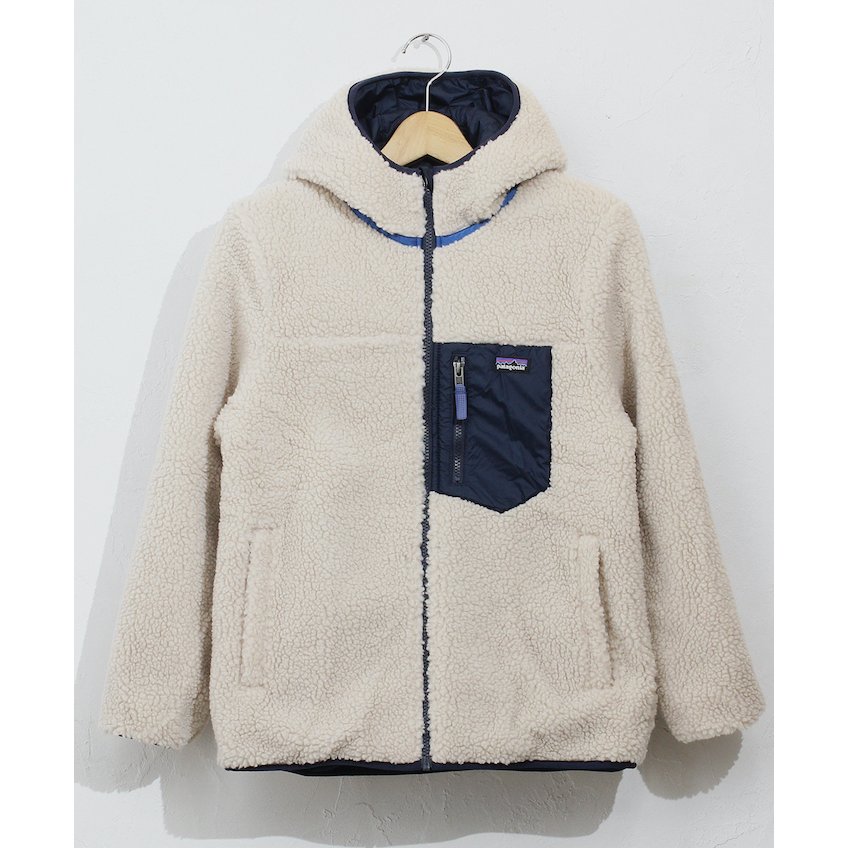 パタゴニア レトロx Patagonia リバーシブル フーディージャケット モコモコ フリースジャケット ネイビー 大人ok キッズ ジュニア 通販 Lineポイント最大0 5 Get Lineショッピング