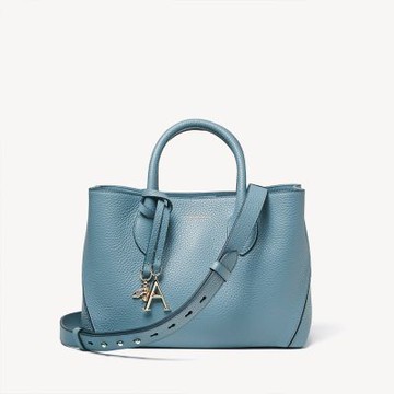 ASPINAL of LONDON MIDI London Tote(淡水藍/荔枝紋)