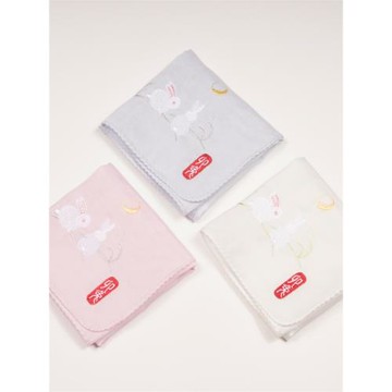 【酷帕】卯兔純棉吸汗棉紗手絹 女隨身 擦汗手帕限量兔年手信