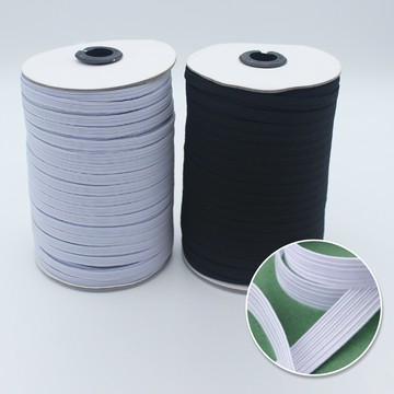 羅紋鬆緊帶捲 10mm x 100m  1個  白色