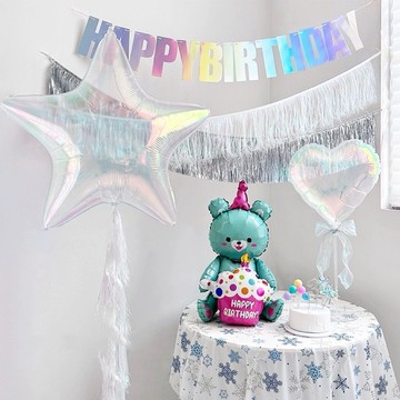 派對佈置（炫彩氣球）生日佈置 收涎佈置 週歲佈置 生日 收涎 週歲 滿月 滿月佈置 氣球 氣球佈置 生日套組 氣球套組