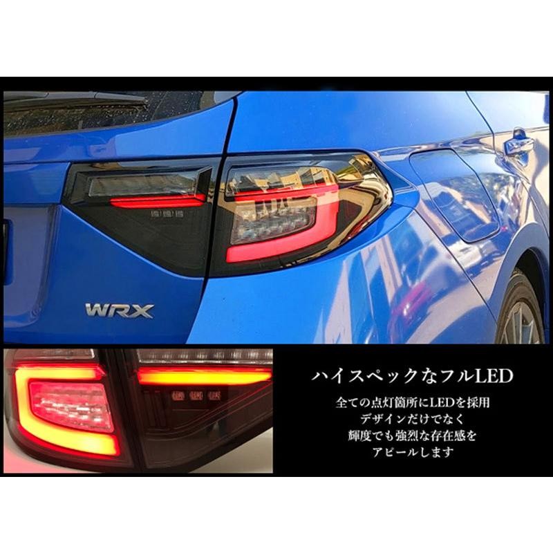 インプレッサ WRX STI LEDテール GH GR 5Dr ファイバーテール 流れるウインカー シーケンシャルウインカー 78WORKS  (S277 | LINEショッピング