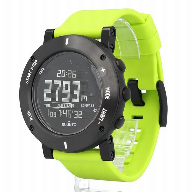 SUUNTO CORE ライムクラッシュ Suunto Core Lime Crush - Outdoor-Armbandcomputer mit Höhenmesser