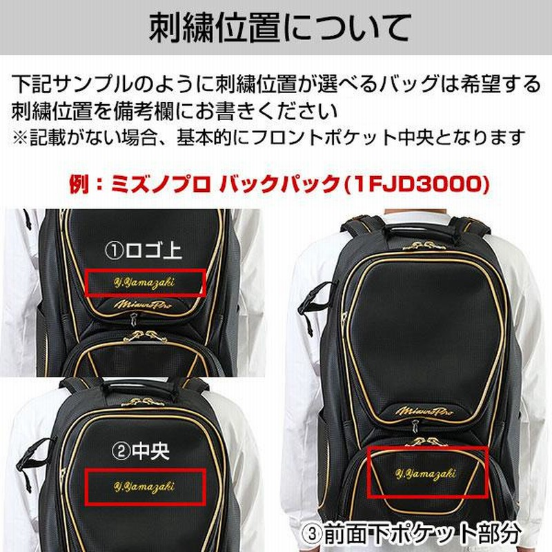 本体別売り バッグ用刺繍オプション ポケット取り外し可能な