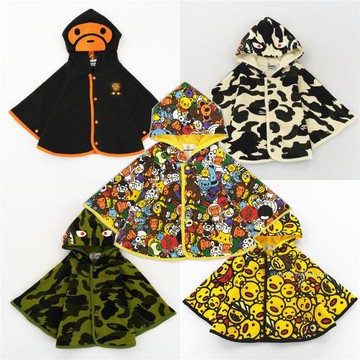 日本外貿單潮牌嬰兒披風外出兒童女男寶寶斗篷春秋季外套披肩小鴨