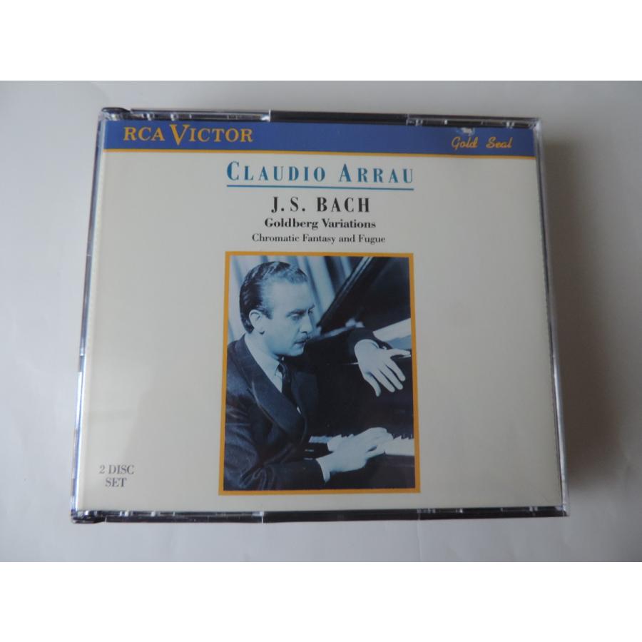 Bach   Goldberg Variations, etc.   Claudio Arrau CDs    CD