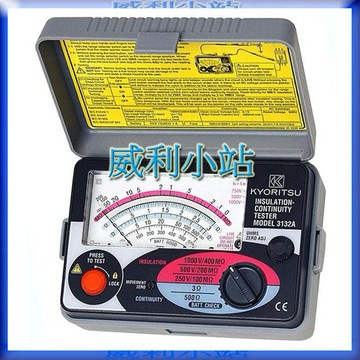 【威利小站】日本KYORITSU KEW 3132A KEW-3132A 絕緣阻抗錶/高阻計 防塵防水設計