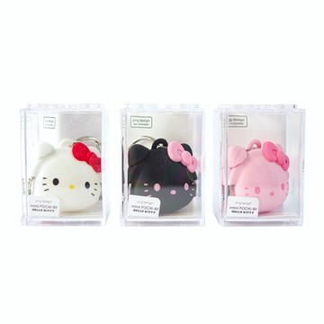日本限定p+g design矽膠mini POCHI-Bit小錢包Hello凱蒂貓Kitty鑰匙鏈PG-3410