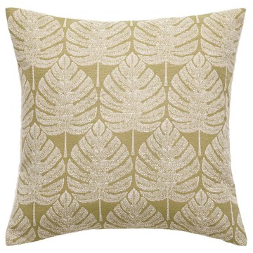 【DECO HOME商品】抱枕套 DH LEAF gSChq7 GR(DH) NITORI宜得利家居