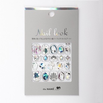 【 DIY 美甲】Nail Look 美甲裝飾藝術貼紙 銀飾貝殼