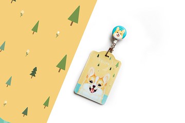 i好夾 伸縮萬用證件套組 / 柯基_H25