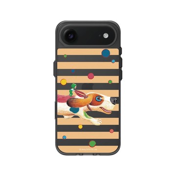 iPhone Air Clear (相機按鈕) 酷墨灰 - 幾米 Jimmy Liao - 忘記親一下-奔跑吧！布丁狗