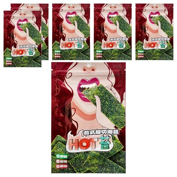 利亞企業社 台式厚切烤海苔 麻辣風味  6包  30g