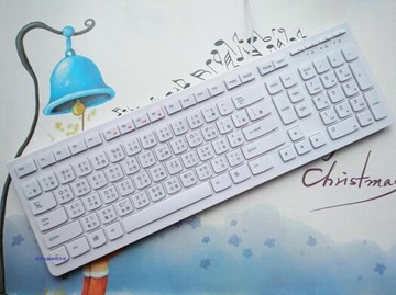 臺灣繁體鍵盤/香港倉頡鍵盤/注音鍵盤筆記本外接USB有線白色鍵盤ATF 巴黎足印 沸點奇跡 年終鉅惠 可開發票