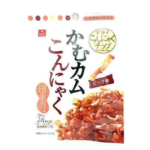 アスザックフーズ　かむカムこんにゃくビーフ味　10ｇ×10袋