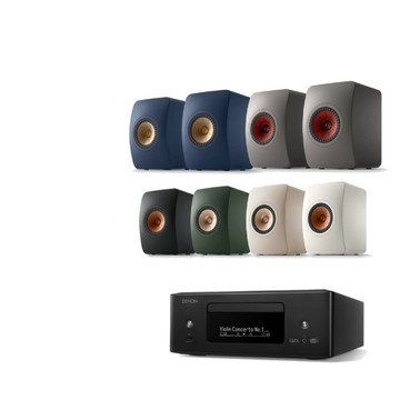 KEF LS50 Meta + Denon 天龍 RCD-N12 CD多功能播放擴大機