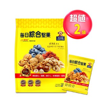食力佳 森林老爹每日綜合堅果 6包/袋X2袋