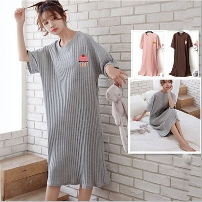 ヴィジョン ストリートウェア ルームウェア 部屋着 パジャマ ワンピース レディース 半袖 女性 寝巻き 春 夏 ネグリジェ マタニティ ゆったり 通販 Lineポイント最大get Lineショッピング