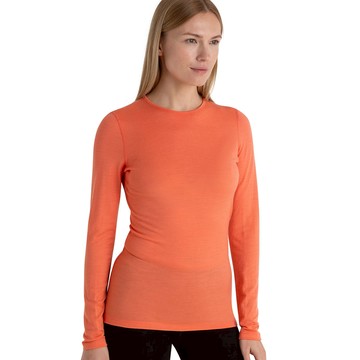 【紐西蘭Icebreaker】女 Oasis 圓領長袖上衣-BF200