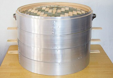 【鋁邊防裂】竹蒸籠 包子蒸籠 蒸籠 蒸鍋 蒸屜 蒸籠屜 不鏽鋼包邊 52cm大尺寸 家用商用 多層蒸籠