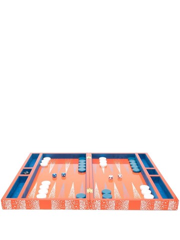 Jonathan Adler - Vapor backgammon set - unisex - Acrylic - One Size - Orange