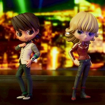 🌀日版客🌀 日版 TIGER & BUNNY 虎與兔 Qposket 巴納比·布魯克斯二世 鏑木·T·虎徹 景品 公仔