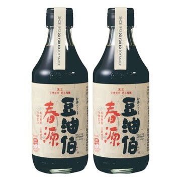 豆油伯 春源釀造醬油  300ml  2瓶