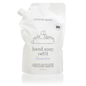 美國 Common Good｜淨潤⼿部清潔露 薰衣草 補充包(1006mL )