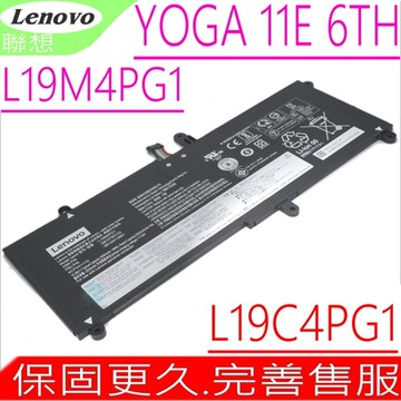Lenovo L19M4PG1 聯想 電池適用 Yoga 11E 6th Gen6 20SE 20SF L19C4PG1 5B10W13882 5B10W13881 SB10T83125