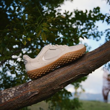 MERRELL Wrapt Sneaker日系麂皮休閒鞋 女鞋-米灰色